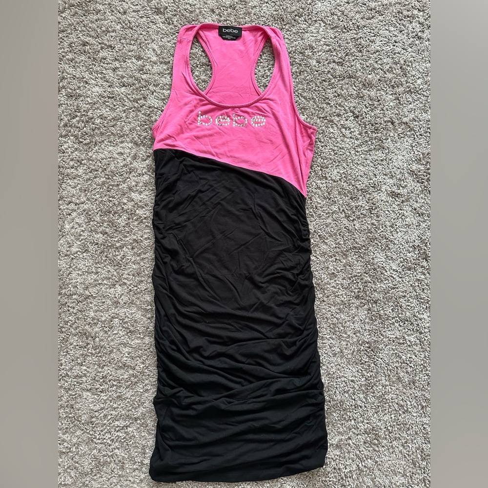 Bebe Midi Dress with Swarovski Crystals
